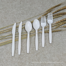 Biodegradable Disposable  Cornstarch Flatware Sets